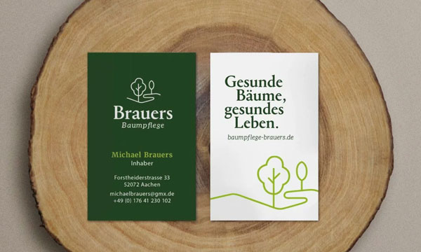 Brauers Baumpflege. Catherine Eschweiler | Branding & Design mit Herz & Seele